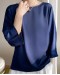 SATIN LOOK LOOSE FIT TOP
